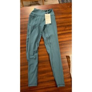 LSKD Fusion Ultra High-Rise Full Length Legging Transformative Teal Small NEW